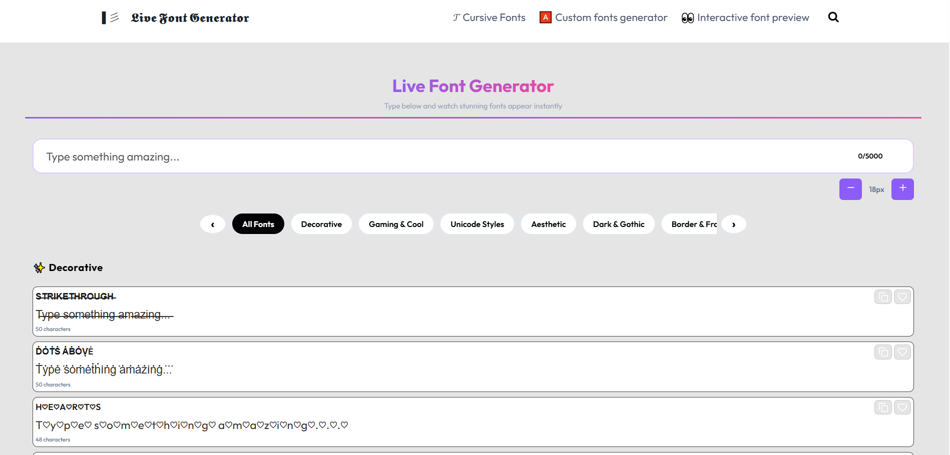 Live Font Generator logo