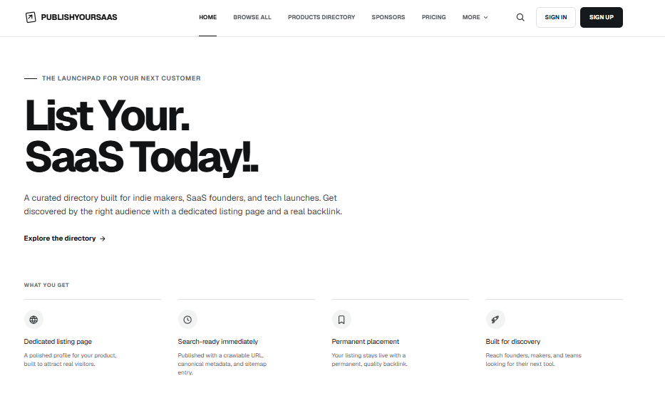 PublishYourSaaS logo