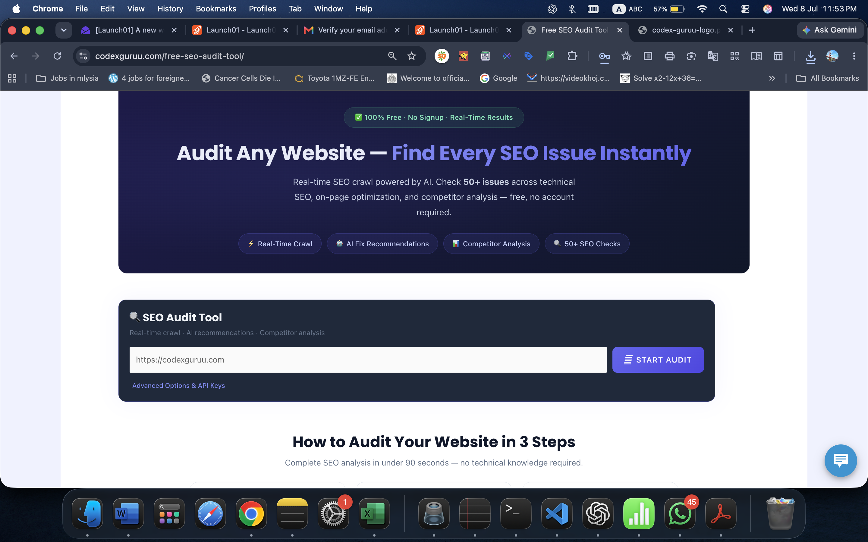 Free SEO Audit Tool - Product Image
