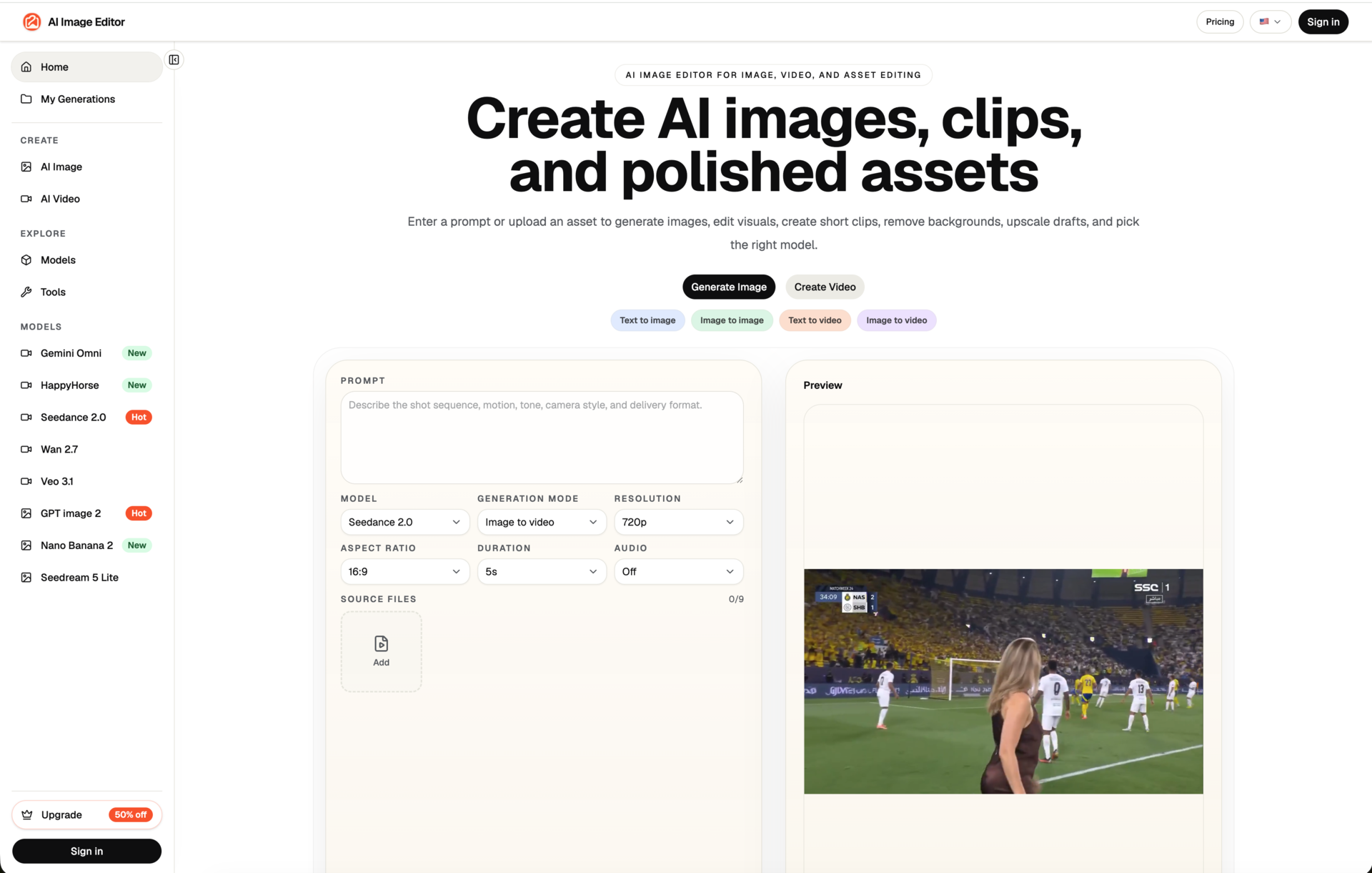 AI Image Editor - Product Image
