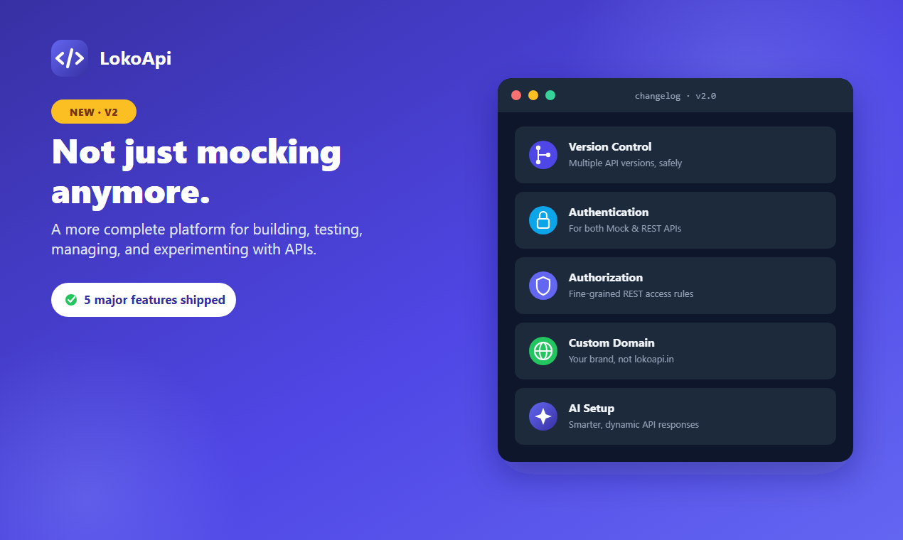 LokoApi V2 - Product Image