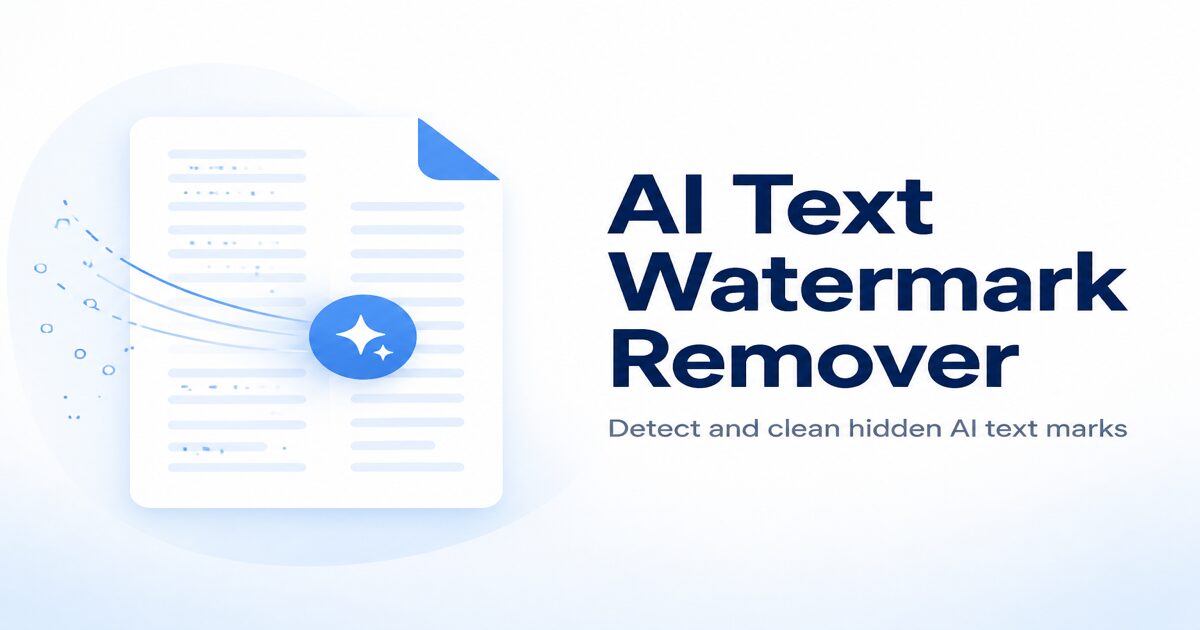 AI Text Watermark Remover - Product Image