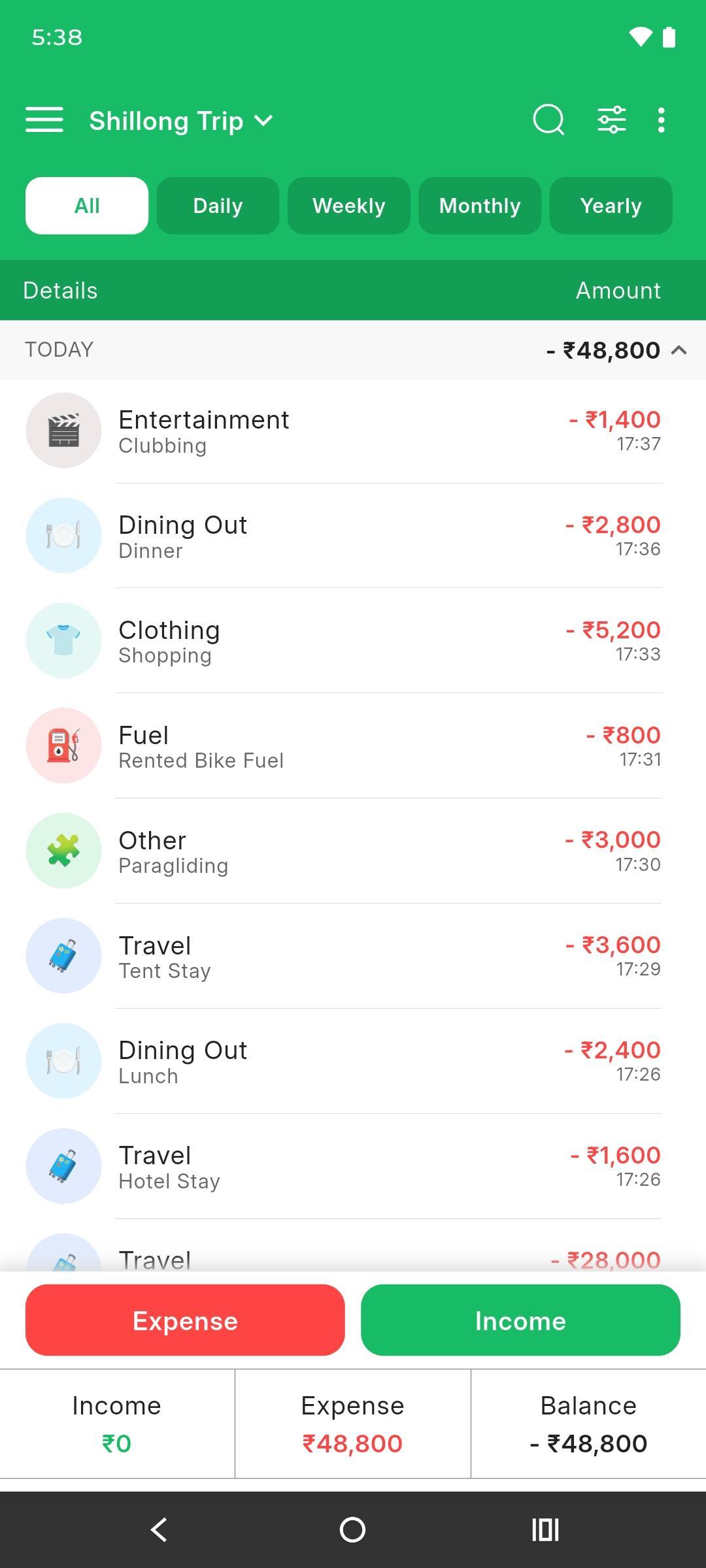 Expense Manager - Product Image