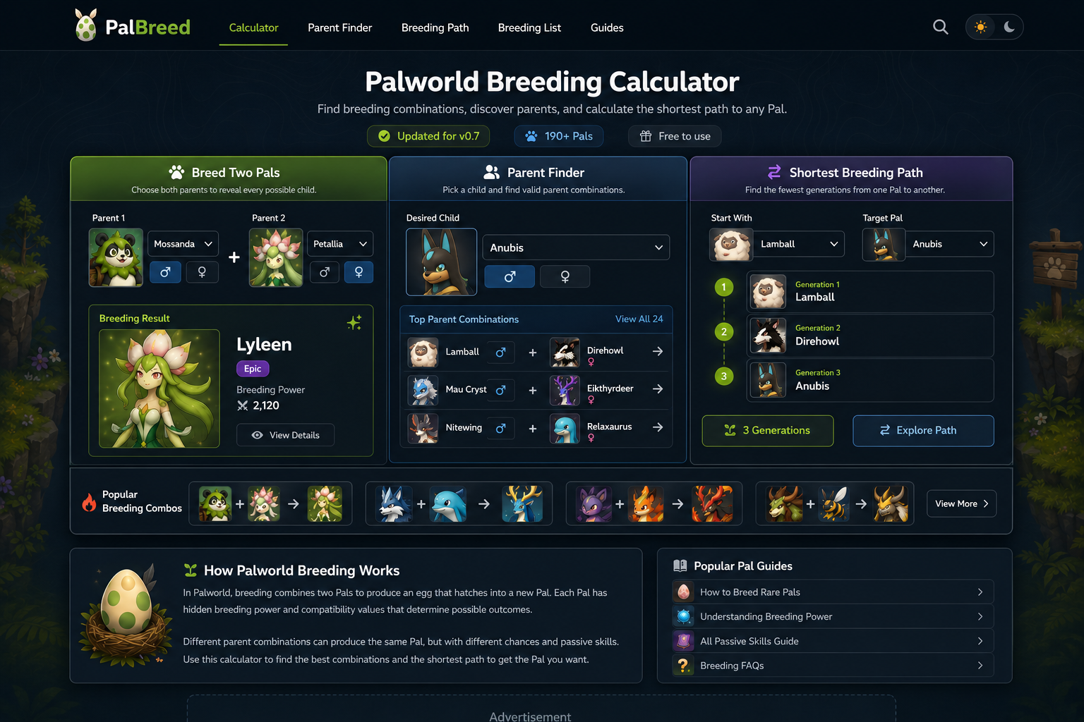 Palworld Breeding Calculator - Palbreed Calculator logo