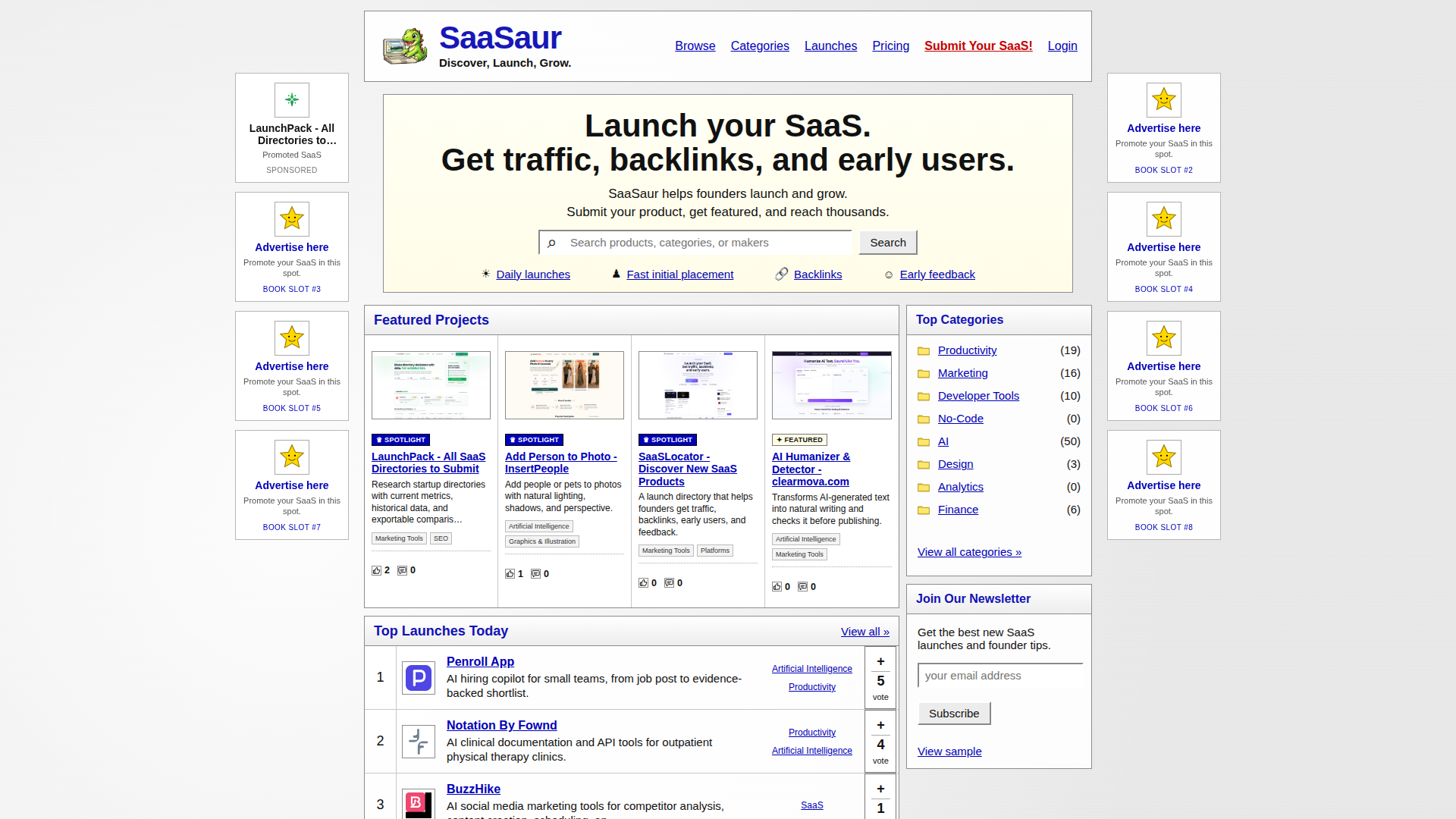 SaaSaur - Product Image