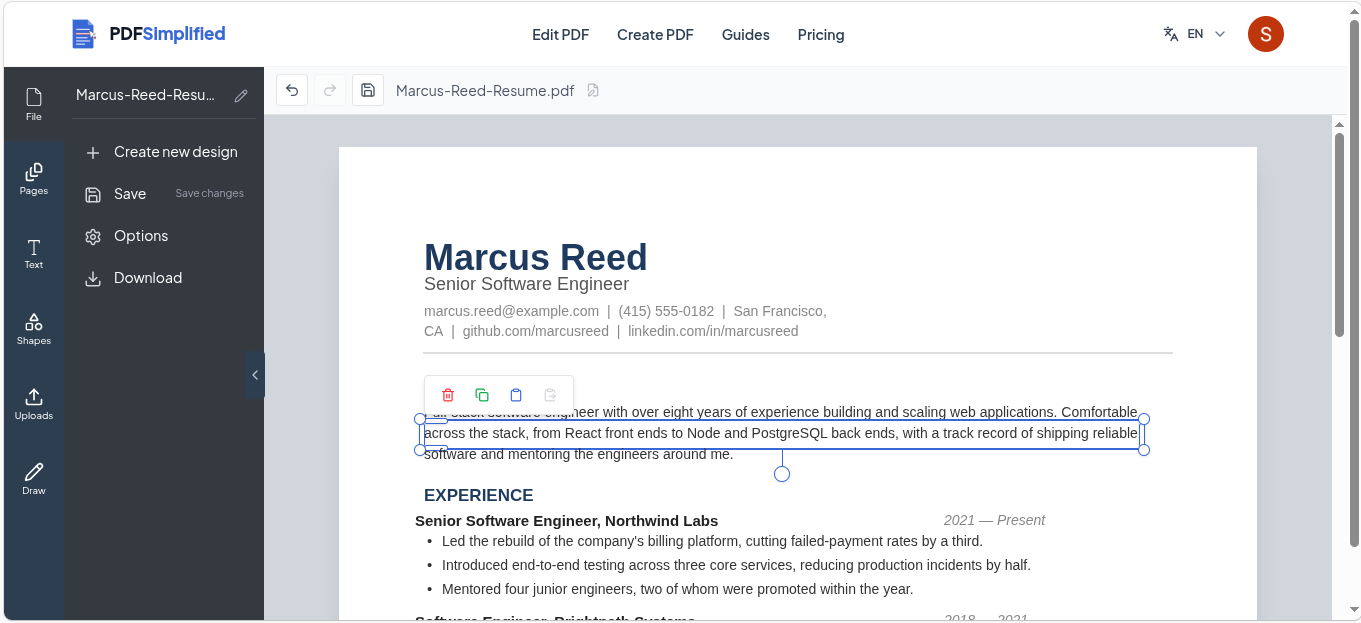 PDF Simplified - Product Image