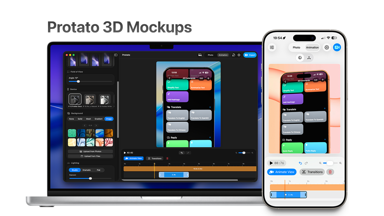 Protato 3D Mockup - Product Image