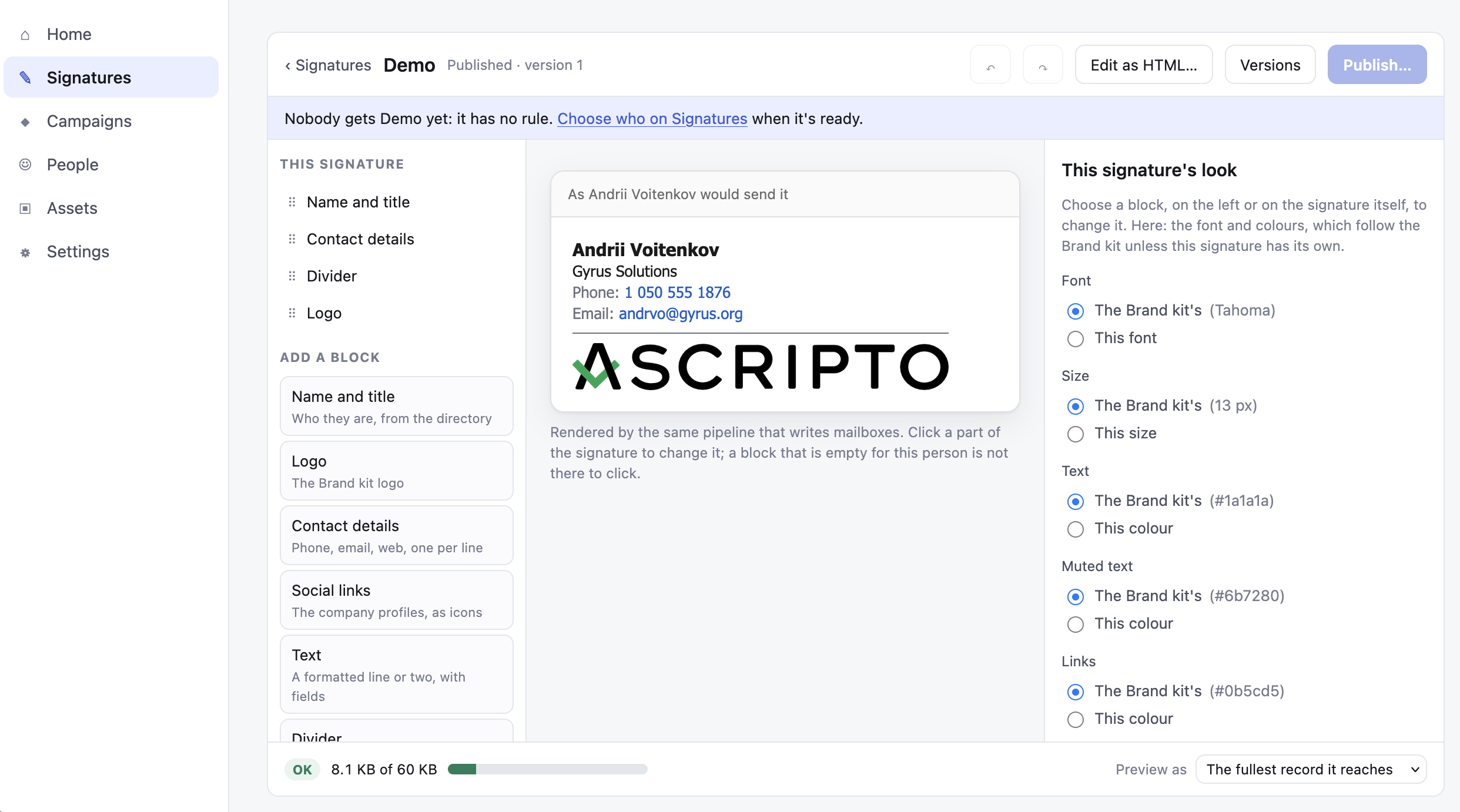 Ascripto - Product Image