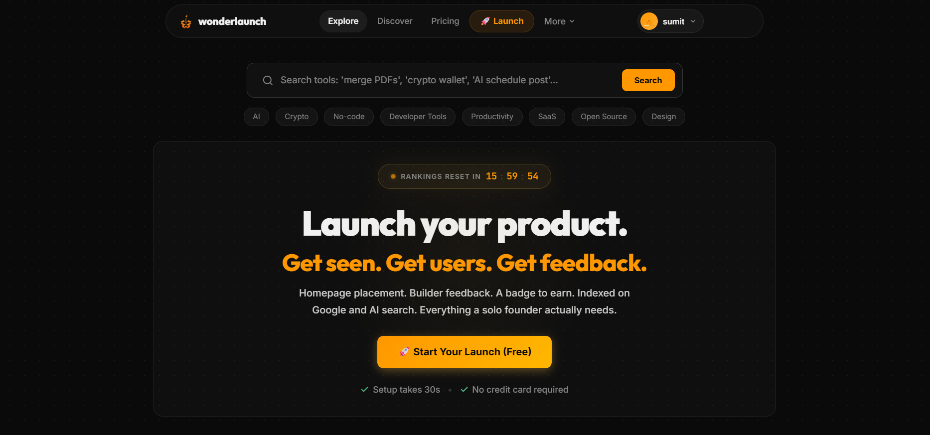 WonderLaunch - Product Image