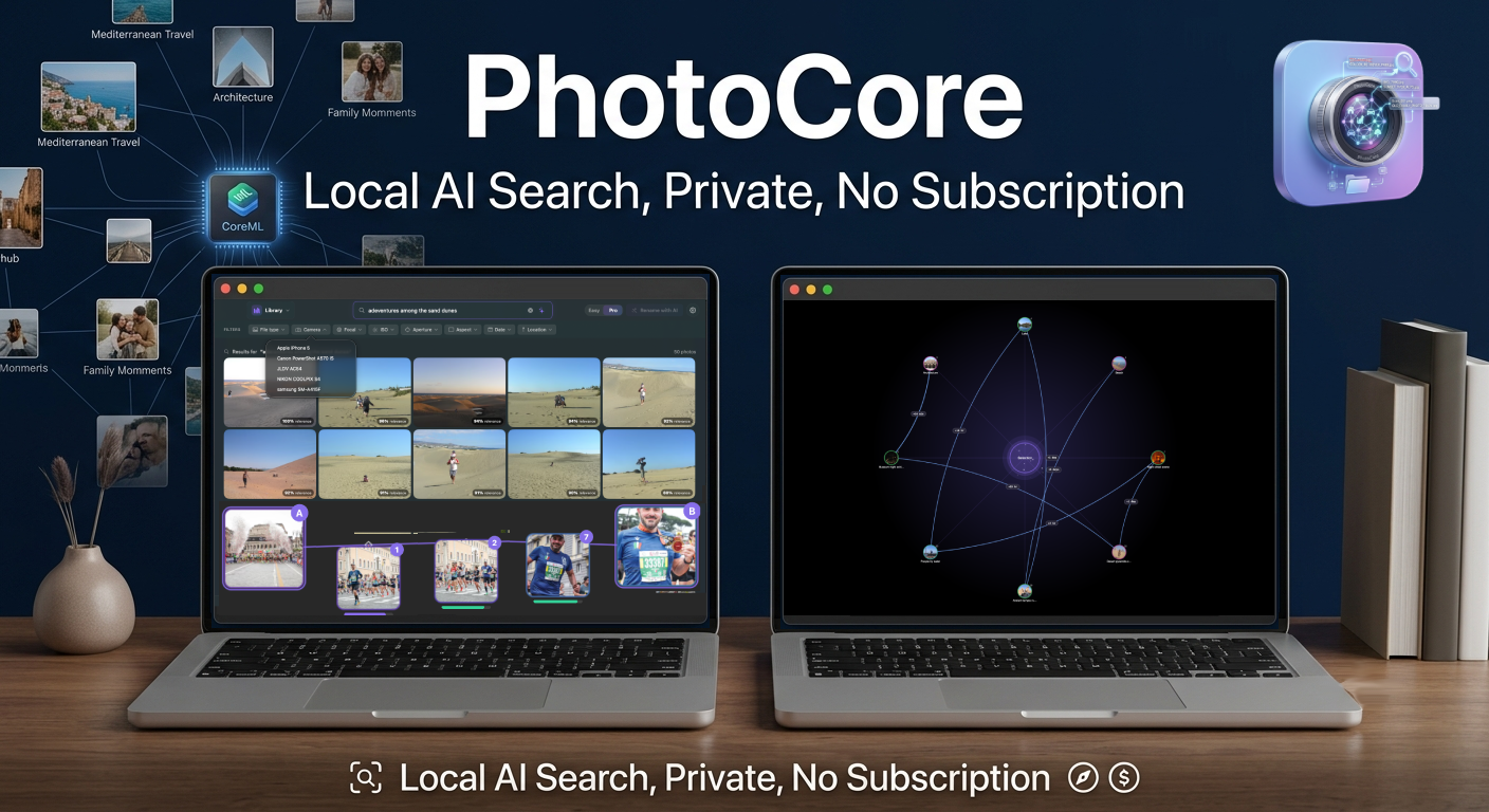 PhotoCore logo