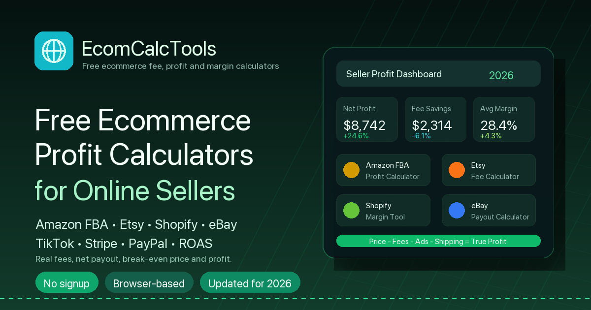 EcomCalcTools - Product Image