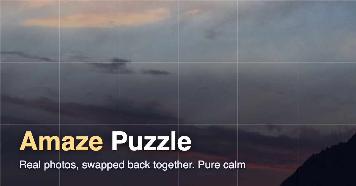 Amaze Puzzle logo