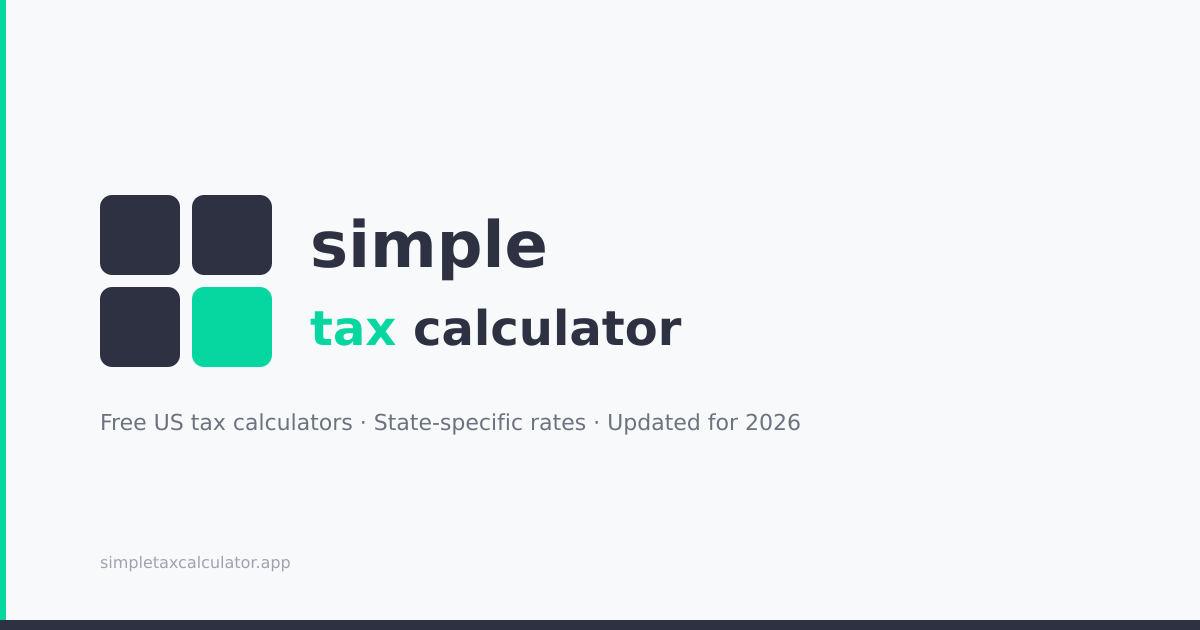 SimpleTaxCalculator - Product Image